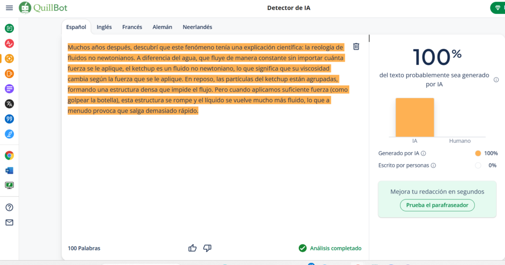 Cómo detectar textos escritos con IA 7 quillbot
